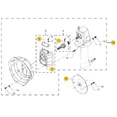 Vetus M4.15 - M4.17 - M4.35 - M4.45 Adaptor kit saildrive 110S