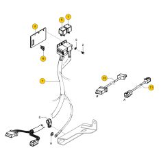 Vetus M4.55 Engine wiring and intermediate cables