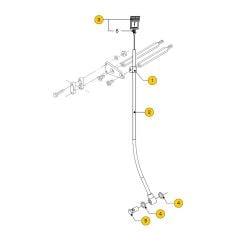 Vetus M4.55 Oil dipstick