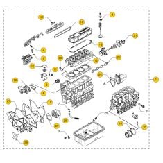 Vetus Overhaul gasket kit - M4.55 - M5.56