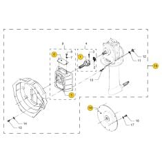 Vetus M4.55 - M4.56 Adaptor kit saildrive 110S