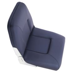 First Mate – Foldbart sæde med luksus polstring – Cobalt Blue med blå syninger