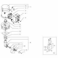 Vetus BOW18024D (24 volt) Spare Parts