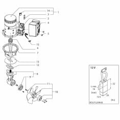 Vetus BOW952DE (12 volt) Spare Parts