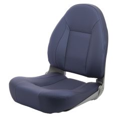 Flag Officer – Kompakt foldbart sæde – Cobalt Blue med diamant-syninger