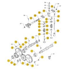 Vetus Time Gear for engine M2.02, M2.04, M2.06, M2.C5, M2.D5, M2.13, M2.18