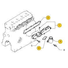 Vetus M4.15 - M4.17 Air intake