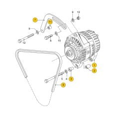 Vetus Alternator - M4.55 - M4.56