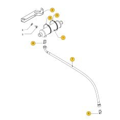 Vetus M4.55 Oil cooler gearbox