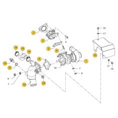 Vetus Turbo compressor - M4.55 - M5.56