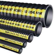 Ø203 mm Vetus udstødningsslange - meget fleksibel - Lloyds reg. SAE J2006 R2 standard - pris pr. meter