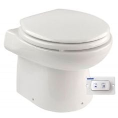 Marine Toilet - lille størrelse - stor ydelse - leveres med kontaktpanel - 12 Volt