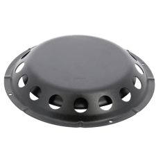 Deck ventilator type ufo matt Black Powder-Coated AISI 316 Stainless Steel