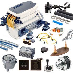 E-LINE bundle – elektrisk inbordmotor 22 kW – 48 V, kølkøling – anbefalet til både op til ca. 12–15 meter