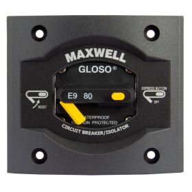 80 Amp 12 V / 24 V afbryder & automatisk sikring