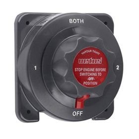 Batterikontakt 175 Amp kontinuerligt - off, 1, 2 & begge to