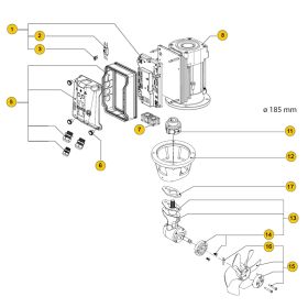 Vetus BOWB130 Spare Parts