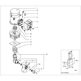 Vetus BOW22024A,B&C (24 volt) Spare Parts