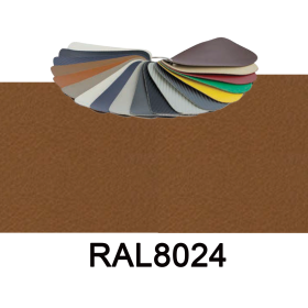 Kunstlæder i marine kvalitet - Beige brown, RAL 8024 - til polstring af bådsæder og vægbeklædning - 5x1,37mtr.