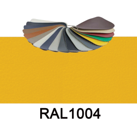 Marine vinyl / Kunstlæder - Golden yellow, RAL 1004 - til polstring af bådsæder og vægbeklædning - 5x1,37mtr.