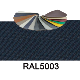 Marine vinyl / Kunstlæder - Sapphire blue - RAL 5003 - til polstring af bådsæder og vægbeklædning - 5x1,37mtr. 