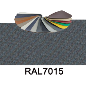 Kunstlæder i marine kvalitet - Slate grey, RAL 7015 - til polstring af bådsæder og vægbeklædning - 5x1,37mtr.
