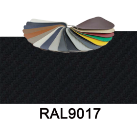 Kunstlæder i marine kvalitet - Traffic black, RAL 9017 - til polstring af bådsæder og vægbeklædning - 5x1,37mtr. 