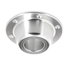 Bord fitting i eloxeret aluminium til bordplade