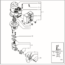 Vetus BOW3512F (12 volt) Reservedele - fremstillet >2019 (tunnel Ø 125)