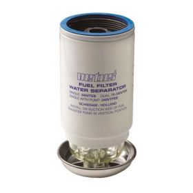 Udskiftning brændstoffilter element CE / ABYC, 10 micron, max 102 gph (460 l / h) - blå