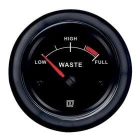 Waste level black 12/24 V