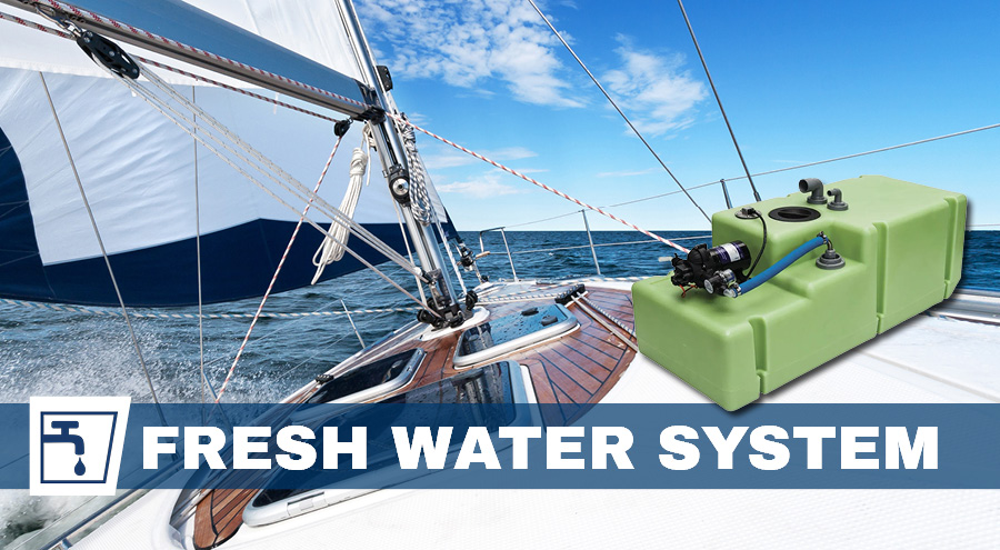 VETUS ferskvandssystem til komfortabel vandforsyning ombord